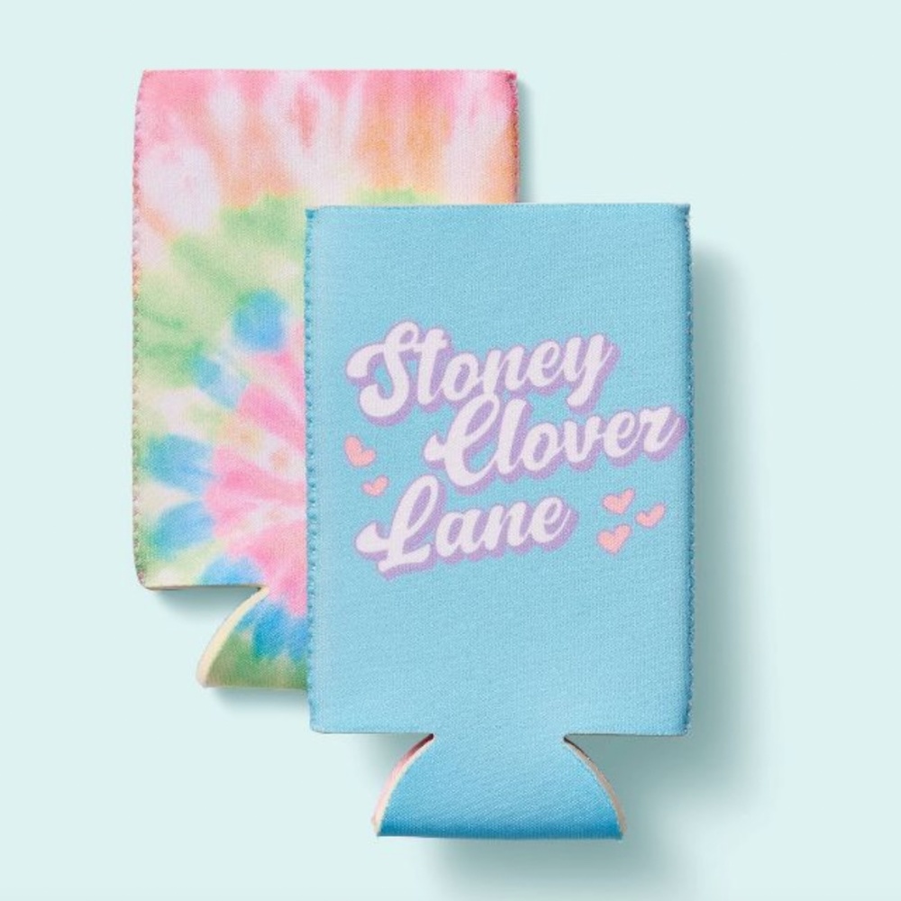 2pk Slim Can Drink Sleeve Rainbow Tie-Dye/Blue - Stoney Clover Lane x Target